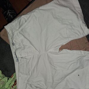 Aeropostale Women's White and Cream Shorts